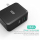 RAVPower 30W Dual USB Charger with Quick Charge 3.0 Black (RP-PC006BK)